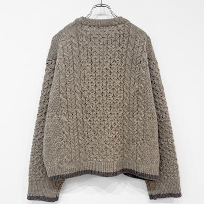 refomed [ "GUNTE" KNIT SWEATER ] BEIGE