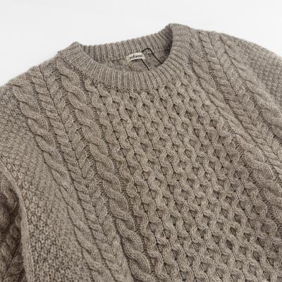refomed [ "GUNTE" KNIT SWEATER ] BEIGE
