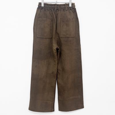 refomed [ PLASTERER SWEAT PANTS ] BROWN