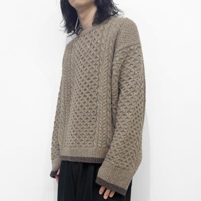 refomed [ "GUNTE" KNIT SWEATER ] BEIGE