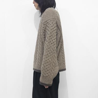 refomed [ "GUNTE" KNIT SWEATER ] BEIGE