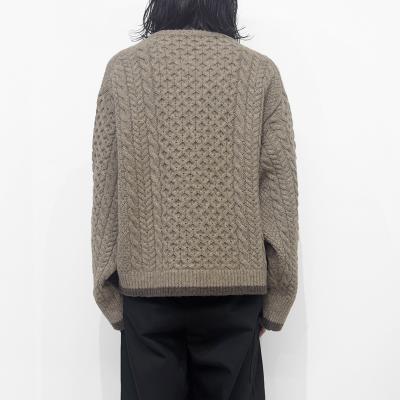 refomed [ "GUNTE" KNIT SWEATER ] BEIGE