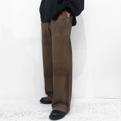 refomed [ PLASTERER SWEAT PANTS ] BROWN