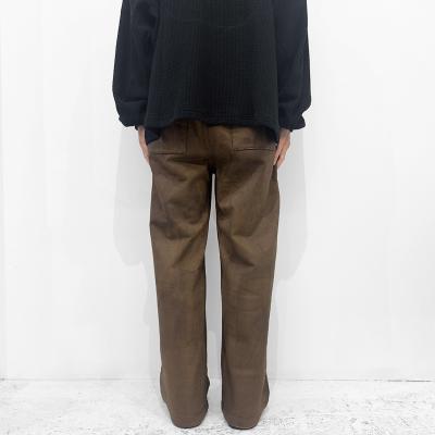 refomed [ PLASTERER SWEAT PANTS ] BROWN