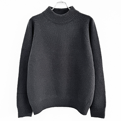 crepuscule [ W/G Moc Neck L/S ] CHARCOAL