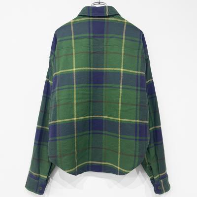 UNUSED [ US2460 (Long sleeve check shirt) ] GREEN×NAVY