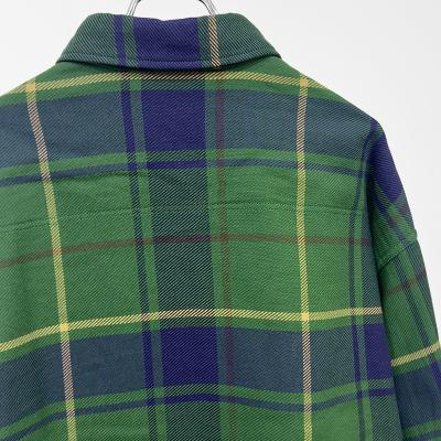 UNUSED [ US2460 (Long sleeve check shirt) ] GREEN×NAVY