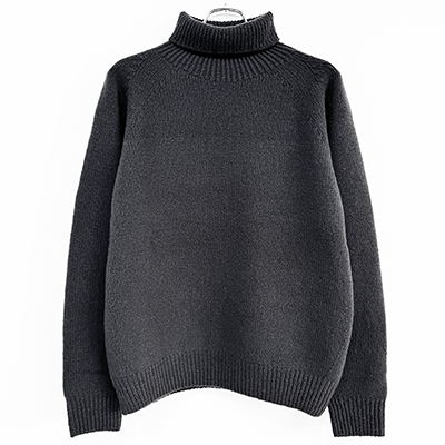 crepuscule [ W/G Turtle Neck L/S ] CHARCOAL