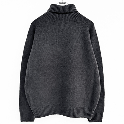 crepuscule [ W/G Turtle Neck L/S ] CHARCOAL