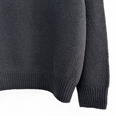 crepuscule [ W/G Turtle Neck L/S ] CHARCOAL