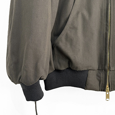 Sasquatchfabrix. [ PUFF WORK HOODIE "BIGNESS" ] ASH OLIVE