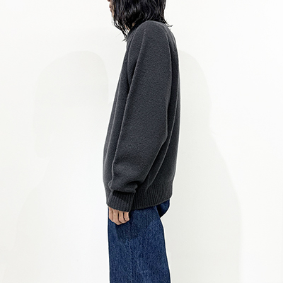 crepuscule [ W/G Moc Neck L/S ] CHARCOAL