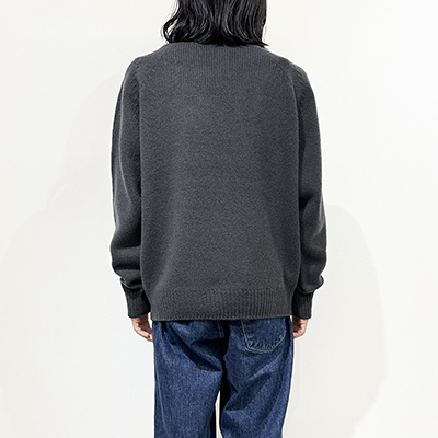 crepuscule [ W/G Turtle Neck L/S ] CHARCOAL