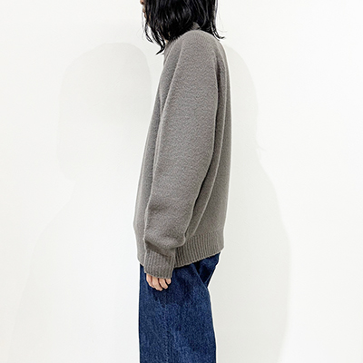 crepuscule [ W/G Moc Neck L/S ] GRAY