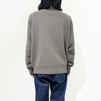 crepuscule [ W/G Moc Neck L/S ] GRAY