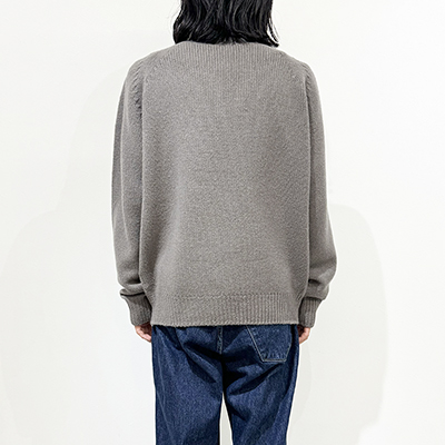 crepuscule [ W/G Turtle Neck L/S ] GRAY