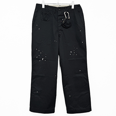 refomed [ H-M-D COIN PURSE CHINO PANTS ] BLACK