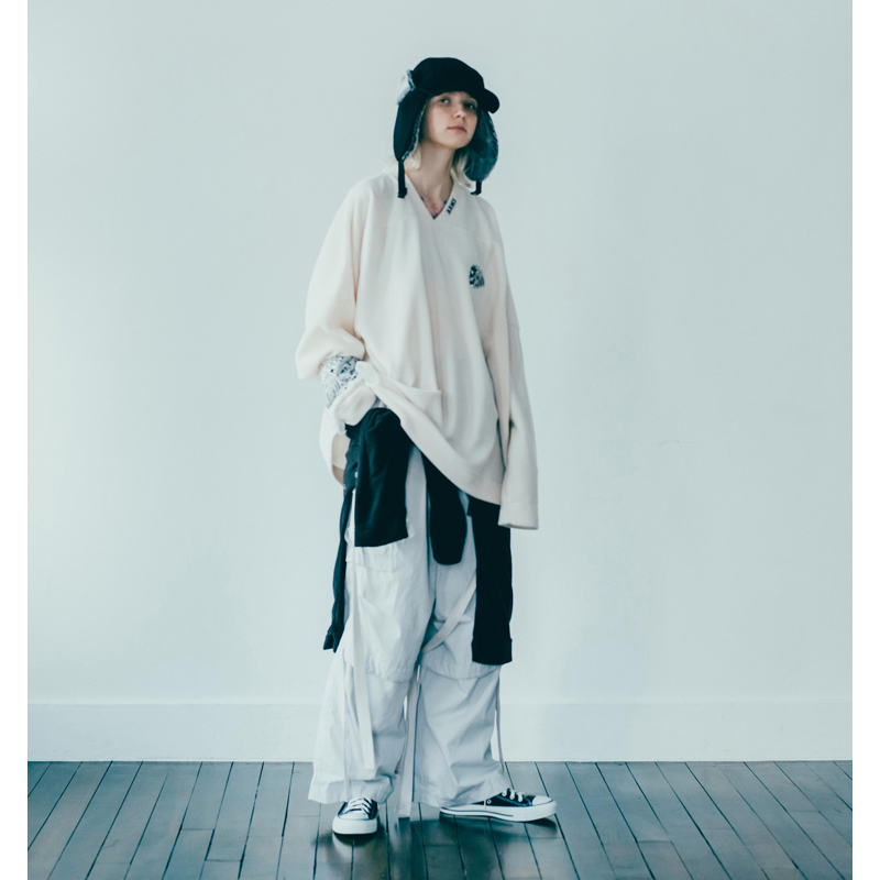 ESSAY [ SKULL FLEECE (TS-2) ] WHITE | ロイド・エフダブリュー