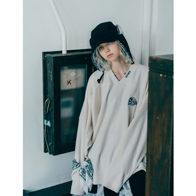 ESSAY [ SKULL FLEECE (TS-2) ] WHITE | ロイド・エフダブリュー