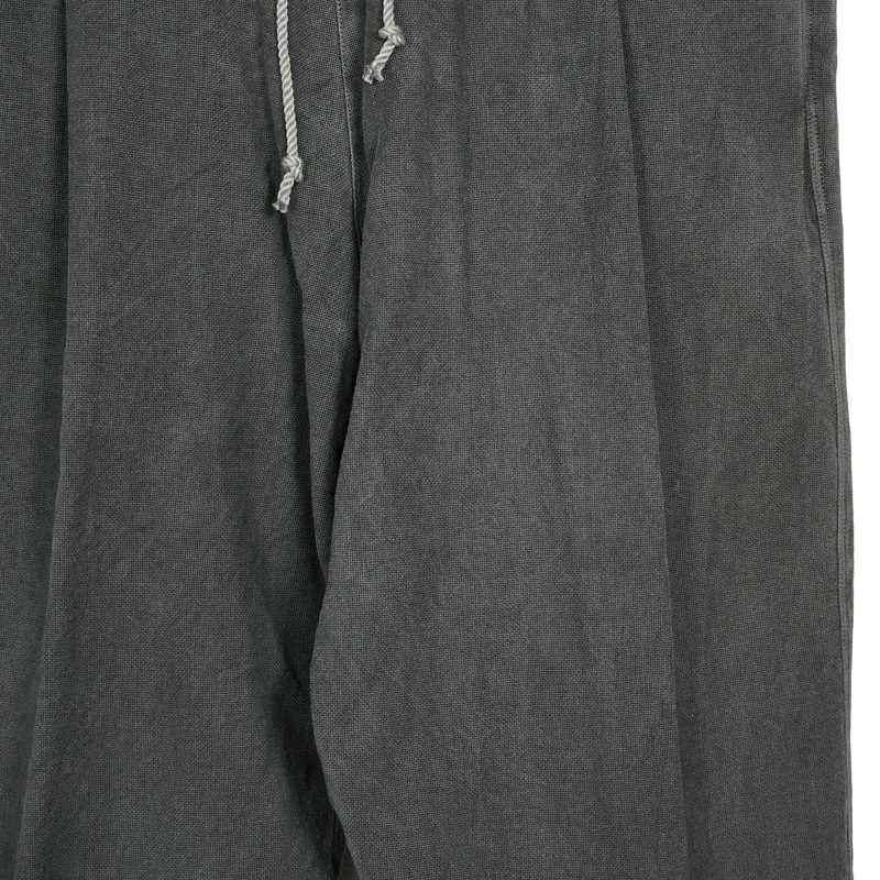 YANTOR [ Sumi-Dyed 6ply Khadi Himo Pants ] SUMI-GRAY