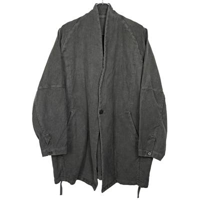 YANTOR [ Sumi-Dyed 6ply Khadi Fall Jacket ] SUMI-GRAY