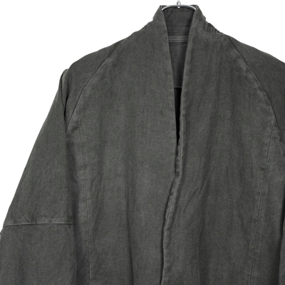 YANTOR [ Sumi-Dyed 6ply Khadi Fall Jacket ] SUMI-GRAY