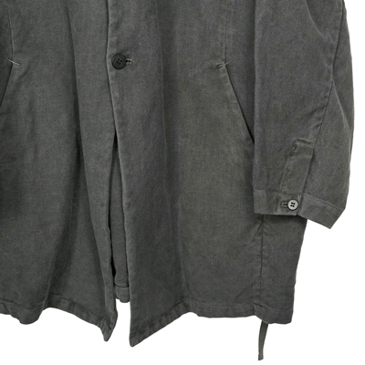 YANTOR [ Sumi-Dyed 6ply Khadi Fall Jacket ] SUMI-GRAY