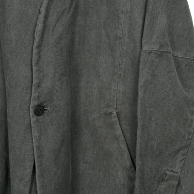 YANTOR [ Sumi-Dyed 6ply Khadi Fall Jacket ] SUMI-GRAY