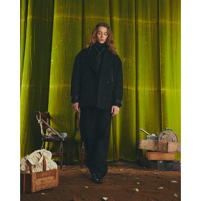 refomed [ FORMAN OVERSIZED COAT ] BLACK