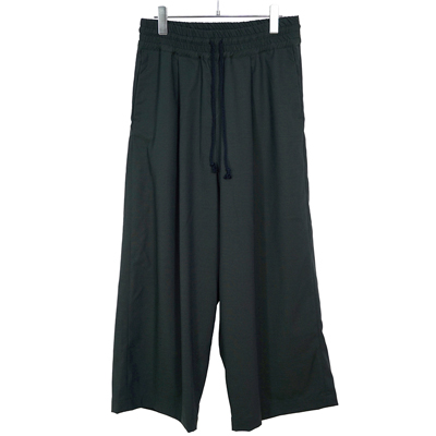 YANTOR [ Torowool Straight Wide Slacks ] GREEN