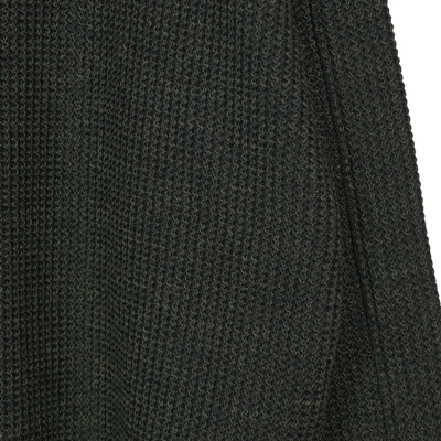 YANTOR [ Plating WoolCotton Wide Sweater ] DEEPFOREST