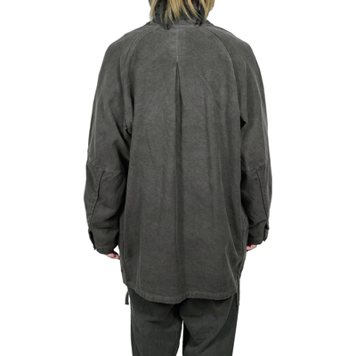 YANTOR [ Sumi-Dyed 6ply Khadi Fall Jacket ] SUMI-GRAY