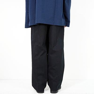 ESSAY [ HAKAMA SLACKS (P-3) ] BLACK