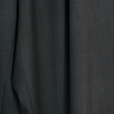 YANTOR [ Uneven Dyed Wool Monk Pants ] BLACK