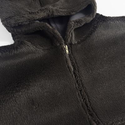 refomed [ CASTRO BOA HOODIE ] BROWN