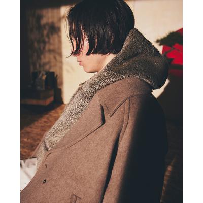 refomed [ CASTRO BOA HOODIE ] GREIGE