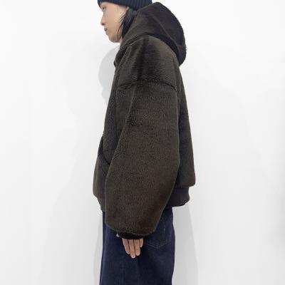 refomed [ CASTRO BOA HOODIE ] BROWN