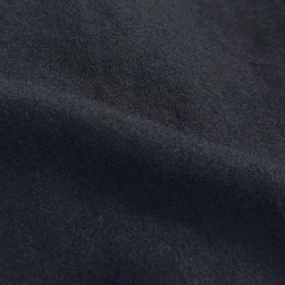 URU [ WOOL LIGHT TWEED ZIP UP BLOUSON ] NAVY