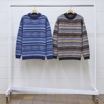 UNUSED [ US2255 (Fair isle crew neck sweater) ]