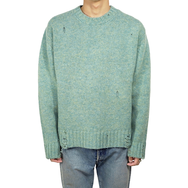 日本代理店正規品 【クリーニング済】UNUSED 3G CREW NECK KNIT - 通販 