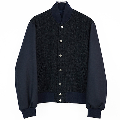 URU [ VARSITY JACKET ] D.NAVY