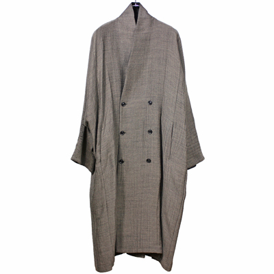 YANTOR [ DoubleFace Wool Dolman Coat ] BEG