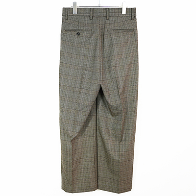 URU [ 1 TUCK PANTS ] BROWN