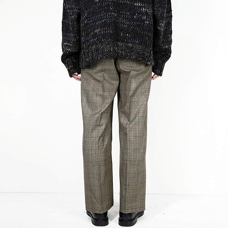 URU [ 1 TUCK PANTS ] BROWN | ロイド・エフダブリュー (LLOYD FW)