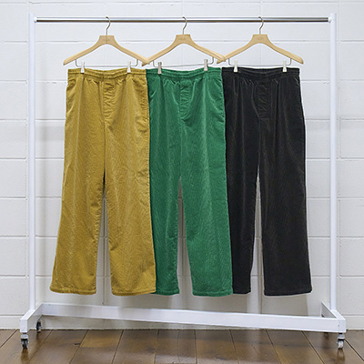 UNUSED [ UW1053 (Corduroy easy pants) ] GREEN