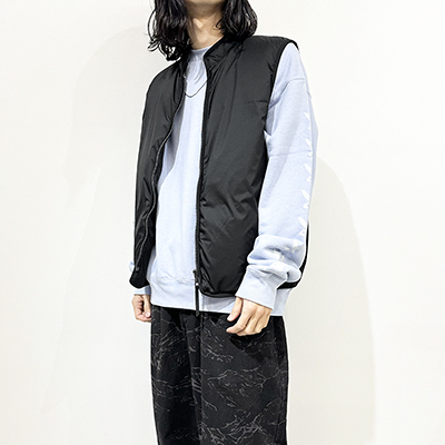 VAINL ARCHIVE [ PUFF VEST ] BLACK