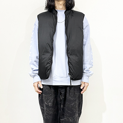 VAINL ARCHIVE [ PUFF VEST ] BLACK