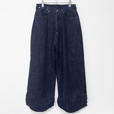 refomed [ FRESH MAN DENIM WIDE PANTS "SB" ] INDIGO