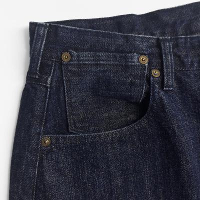 refomed [ FRESH MAN DENIM WIDE PANTS "SB" ] INDIGO