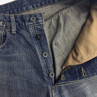 refomed [ FRESH MAN DENIM WIDE PANTS "USED" ] USED